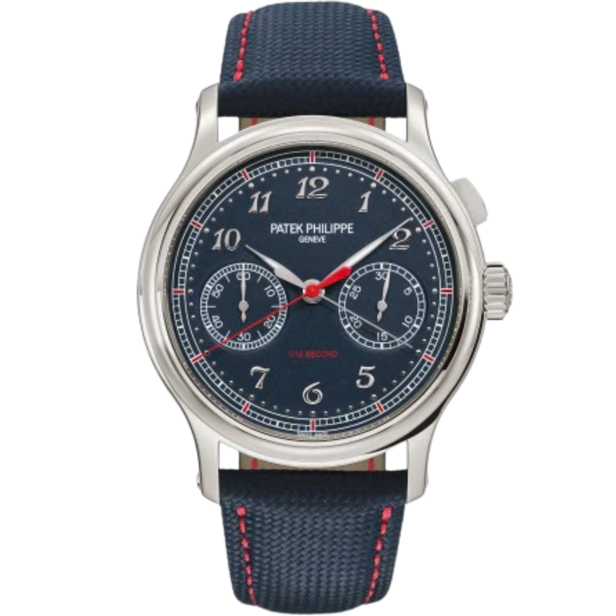5470P-001 Grand Complications 41mm Navy Blue Embossed Calfskin Strap Varnished Blue Dial Platinum Bezel - Patek Philippe