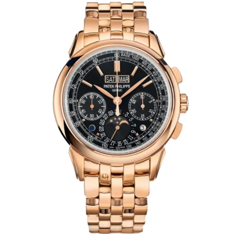 Patek Philippe Grand Complications Ref. 5270/1R Rose Gold Black Dial Perpetual Calendar Full Bracelet - Patek Philippe