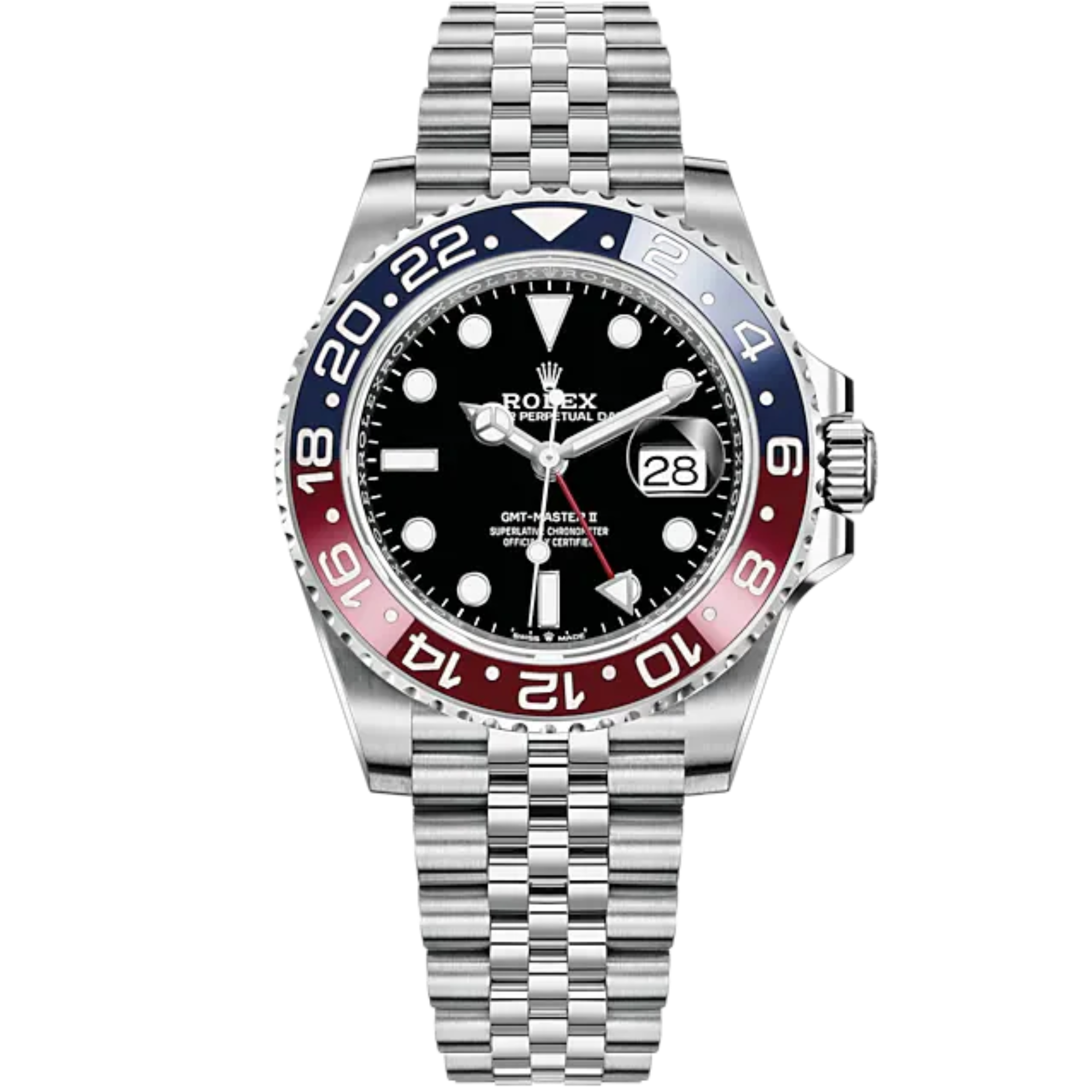 Rolex GMT-Master II Ref. 126710BLRO 40mm Black Dial Jubilee Bracelet - Rolex