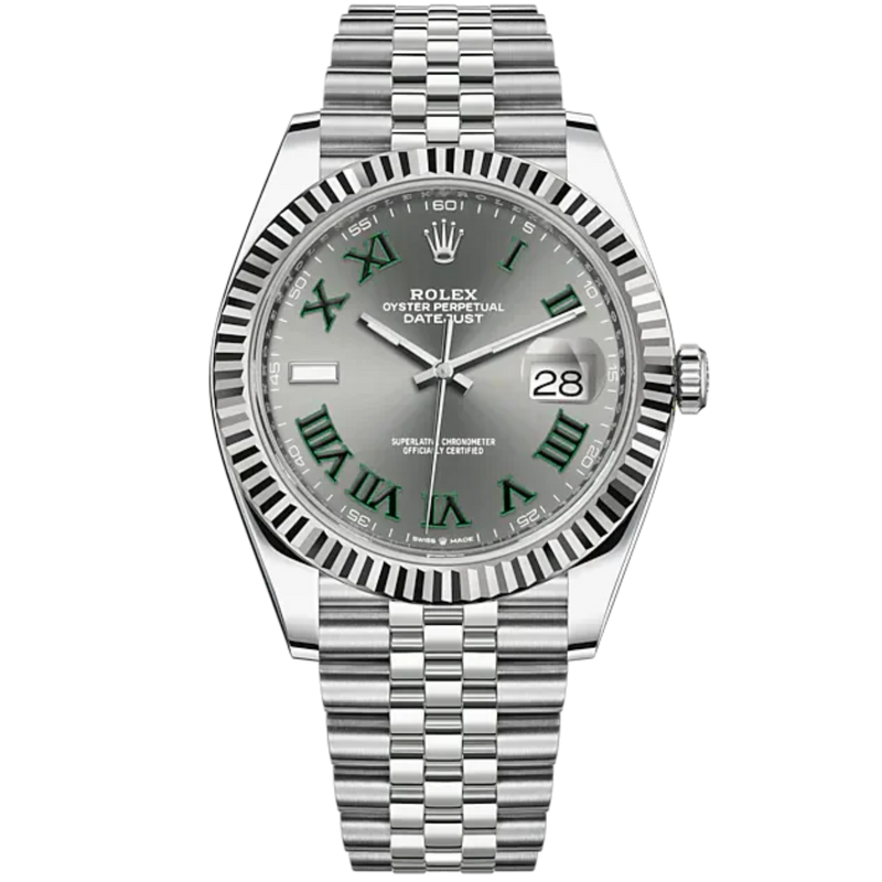 Rolex Datejust Ref. 126334 Stainless Steel Wimbledon Dial on Jubilee - Rolex