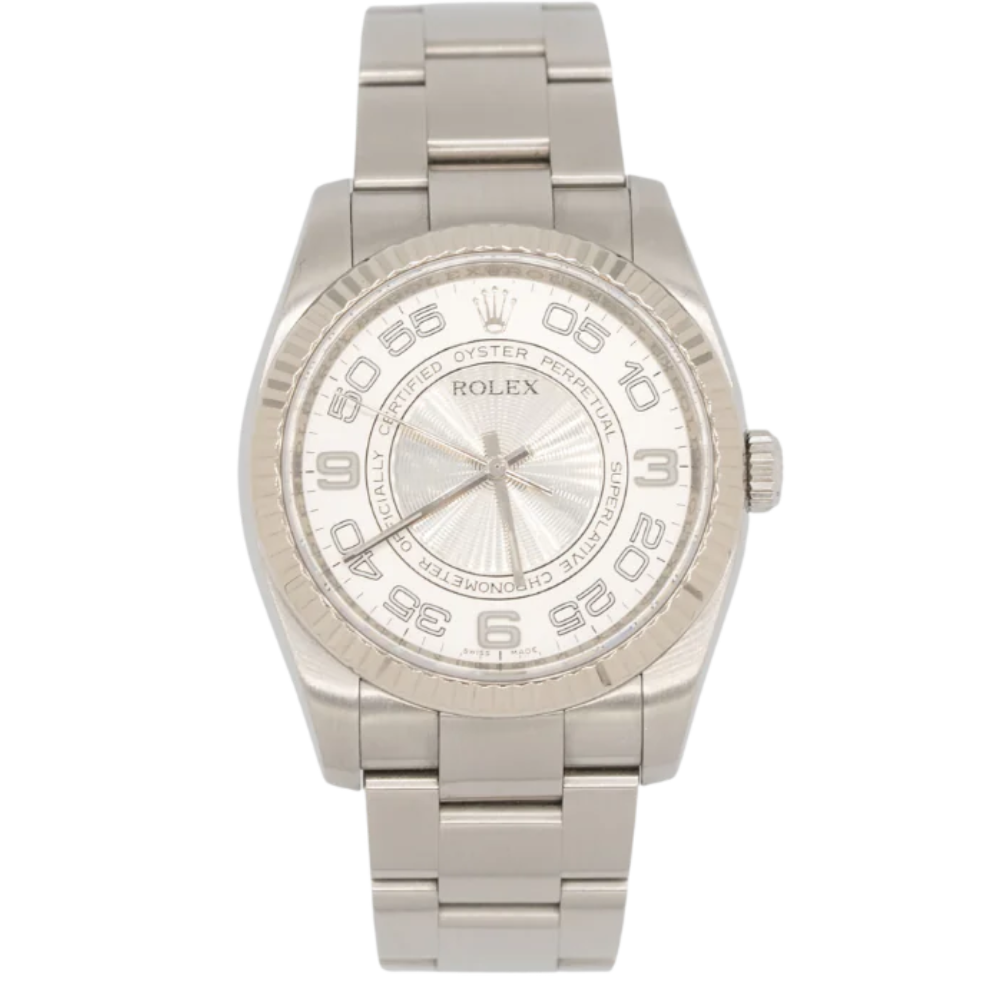Rolex Oyster Perpetual Ref. 116034 36MM Stainless Steel Silver Dial - Rolex