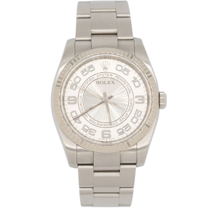 Rolex Oyster Perpetual Ref. 116034 36MM Stainless Steel Silver Dial - Rolex