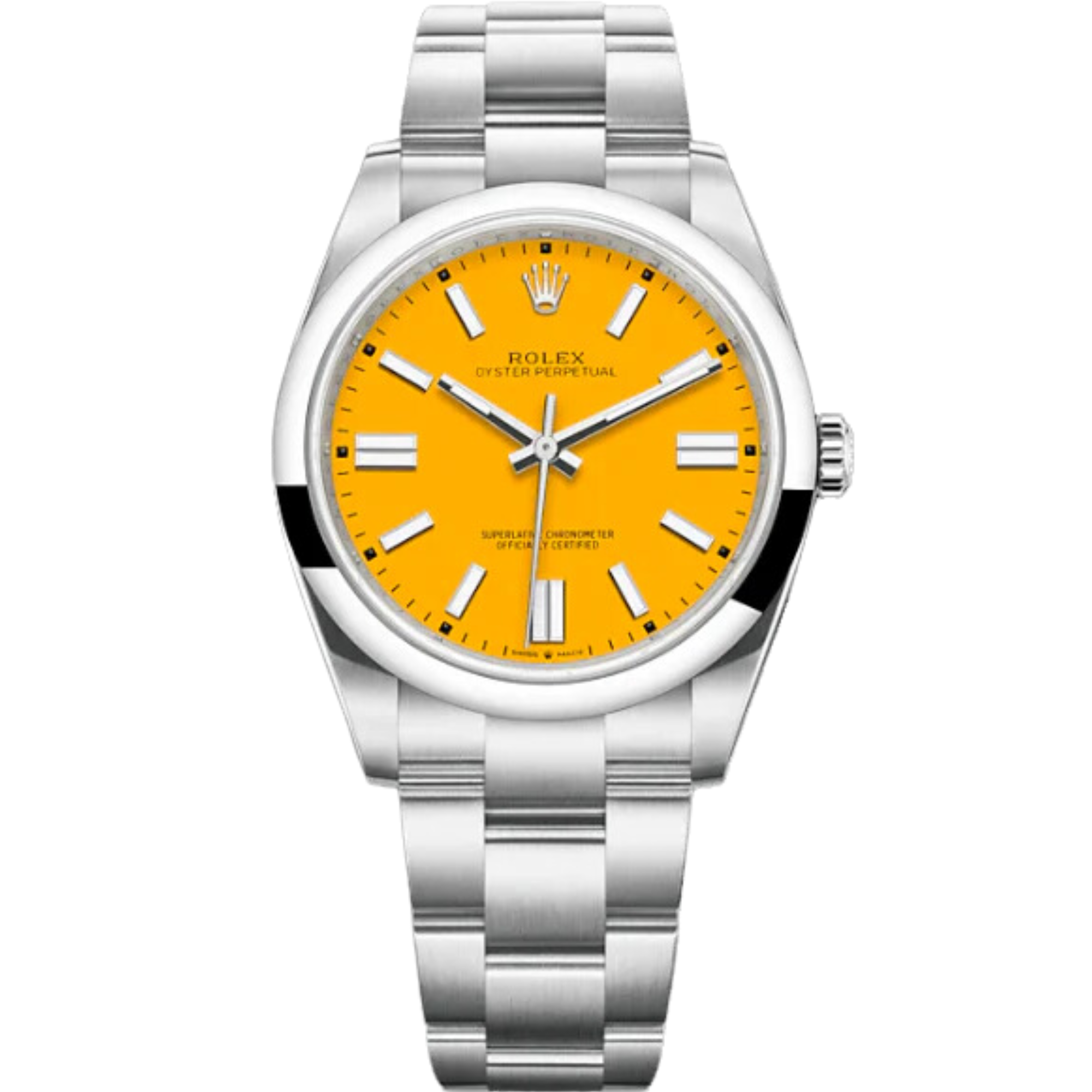 Rolex Oyster Perpetual Ref. 124300 41mm Yellow Dial - Rolex