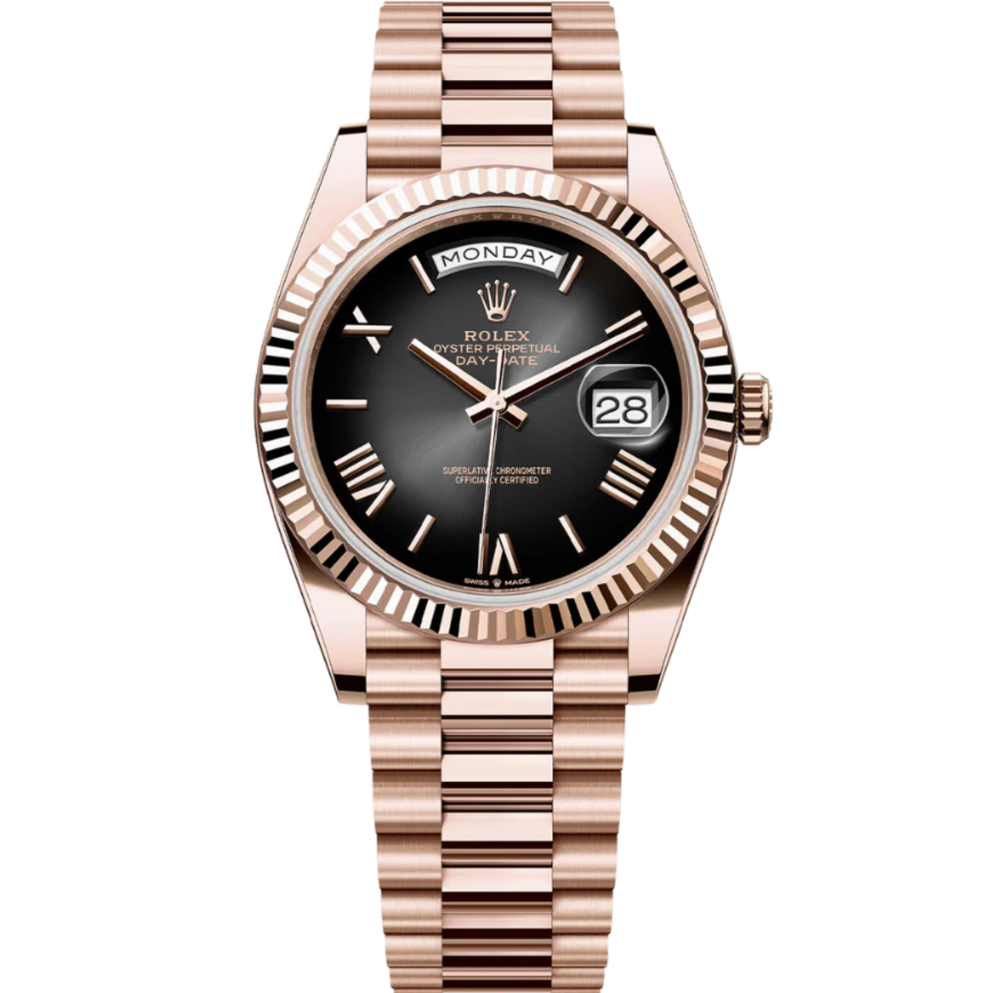 Rolex Day-Date Ref. 228235 Rose Gold  Black Ombre Dial - Rolex