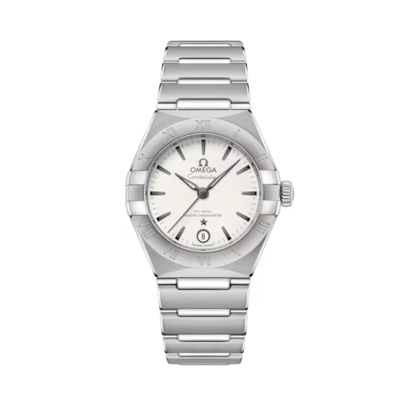 CONSTELLATION 29 MM STAINLESS STEEL WITH SILVER DIAL - Omega