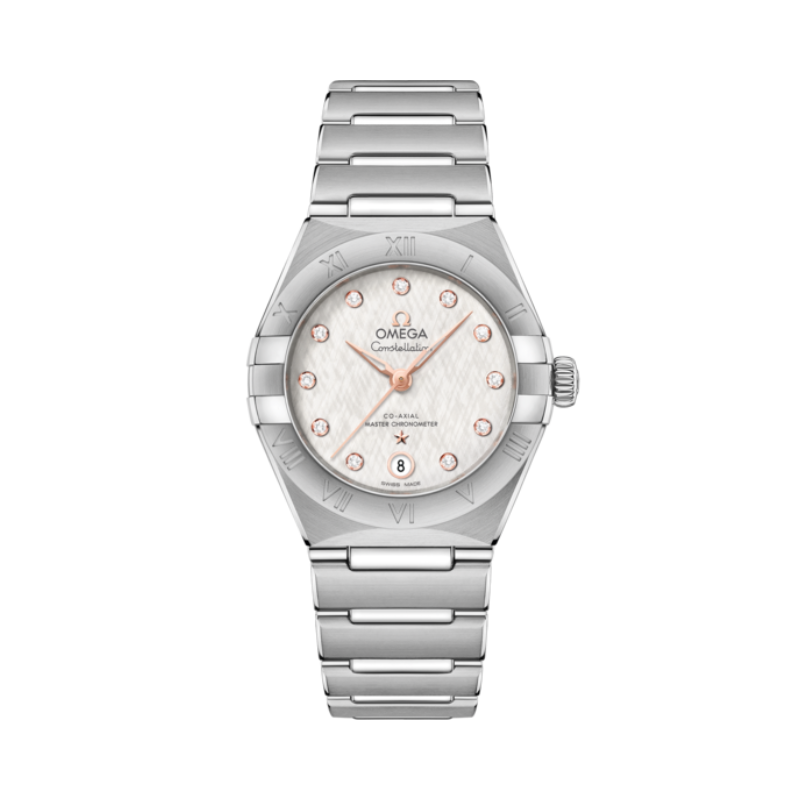 CONSTELLATION 29 MM STAINLESS STEEL WITH SILVER DIAL - Omega