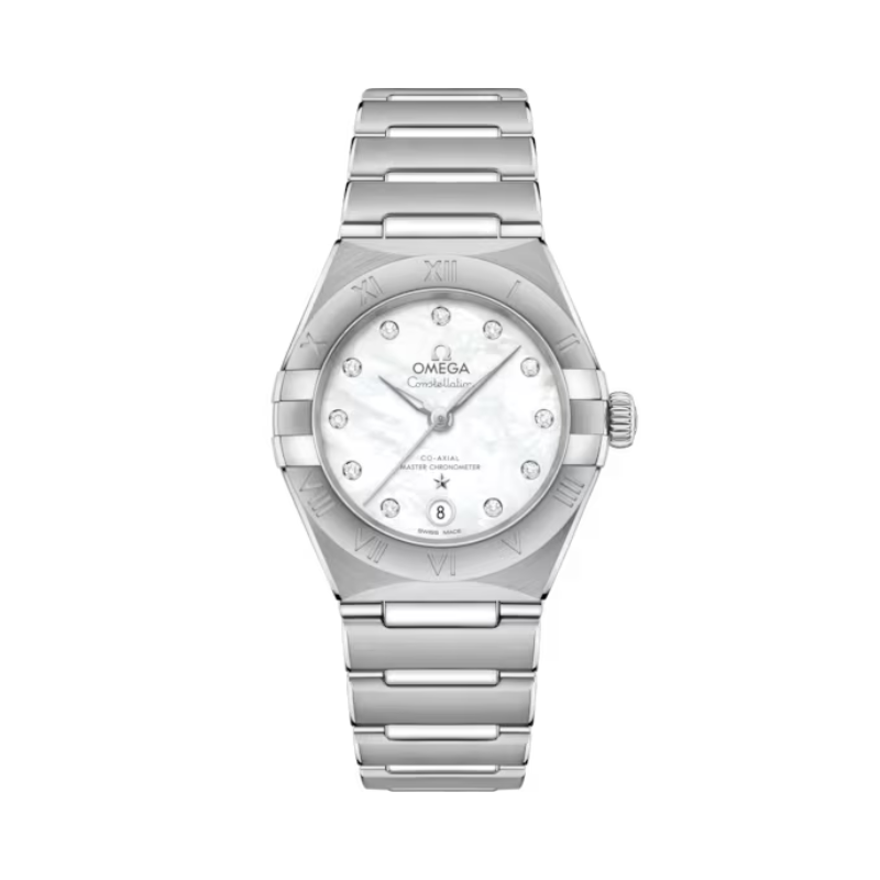 CONSTELLATION 29 MM STAINLESS STEEL WITH MOTHER OF PEARL DIAL - Omega