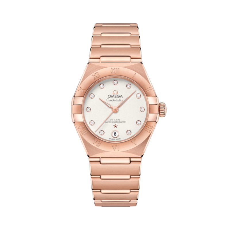 CONSTELLATION 29 MM SEDNA™ GOLD WITH SILVER DIAL - Omega