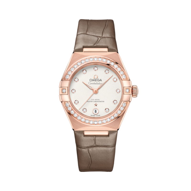 CONSTELLATION 29 MM SEDNA™ GOLD WITH SILVER DIAL - Omega