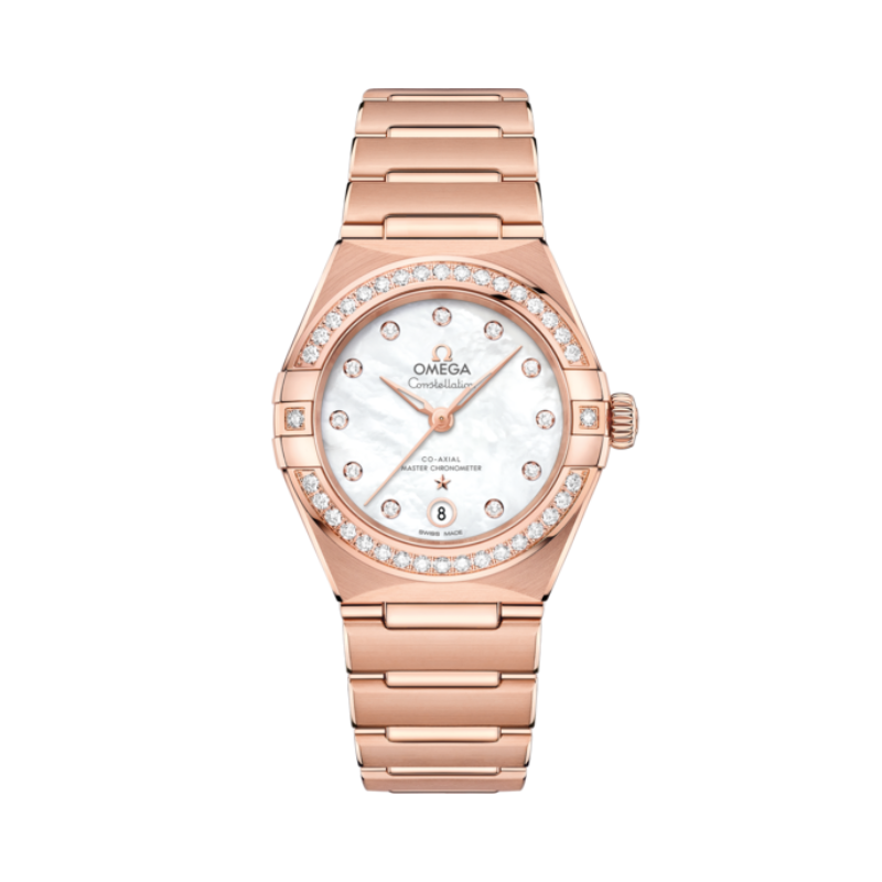 CONSTELLATION 29 MM SEDNA™ GOLD WITH MOTHER OF PEARL DIAL - Omega