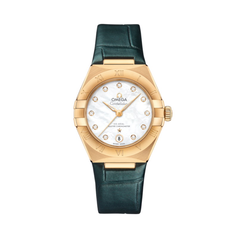 CONSTELLATION 29 MM YELLOW GOLD WITH MOTHER OF PEARL DIAL - Omega