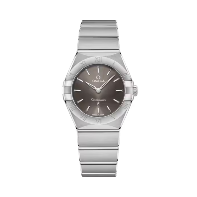 CONSTELLATION 28 MM STAINLESS STEEL WITH GREY DIAL - Omega