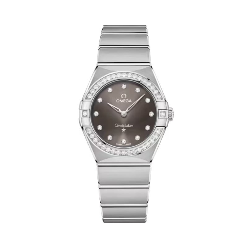 CONSTELLATION 28 MM STAINLESS STEEL WITH GREY DIAL - Omega