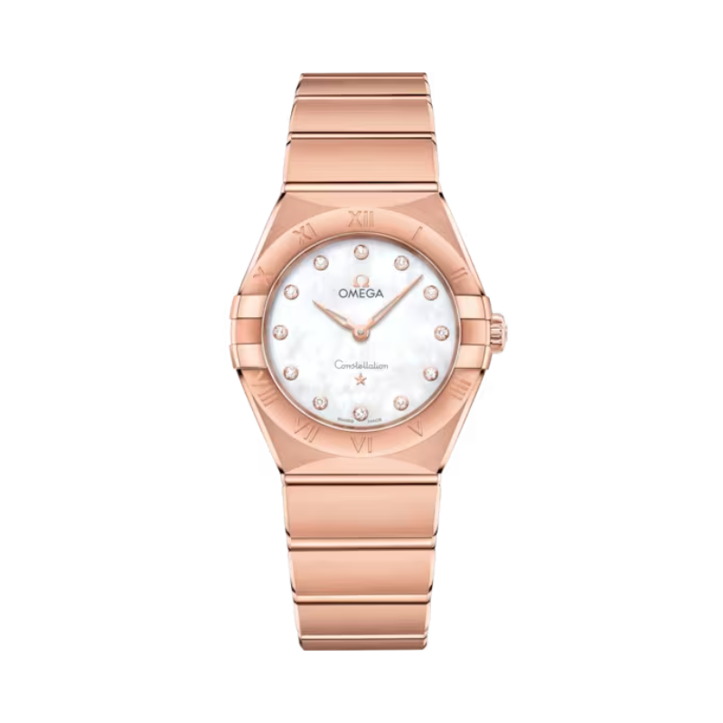 CONSTELLATION 28 MM SEDNA™ GOLD WITH MOTHER OF PEARL DIAL - Omega