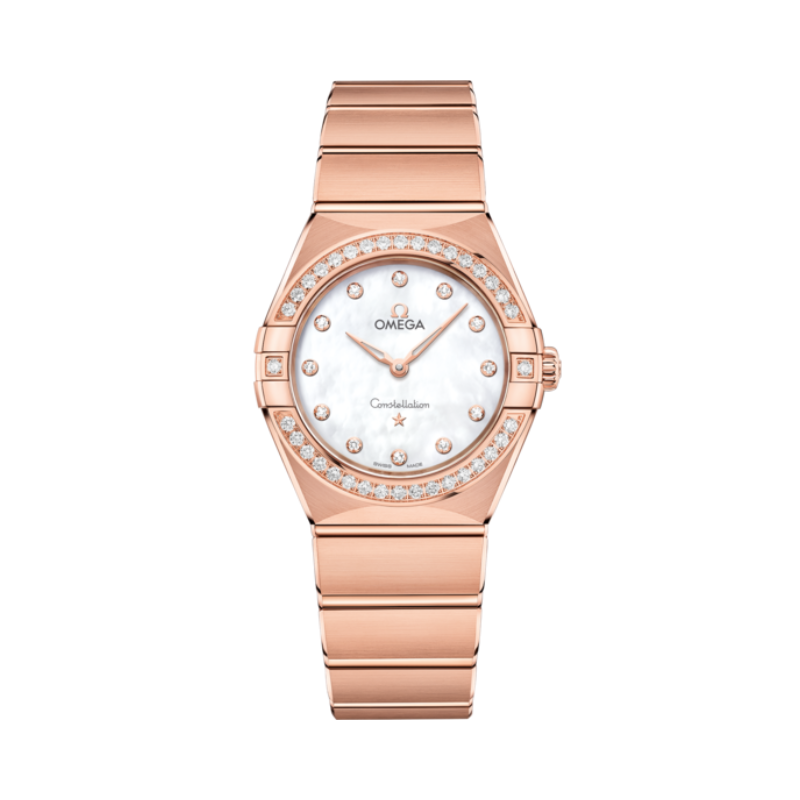 CONSTELLATION 28 MM SEDNA™ GOLD WITH MOTHER OF PEARL DIAL - Omega