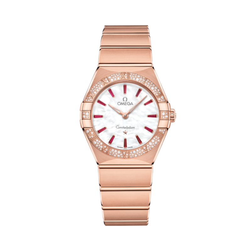 CONSTELLATION 28 MM SEDNA™ GOLD WITH MOTHER OF PEARL DIAL - Omega