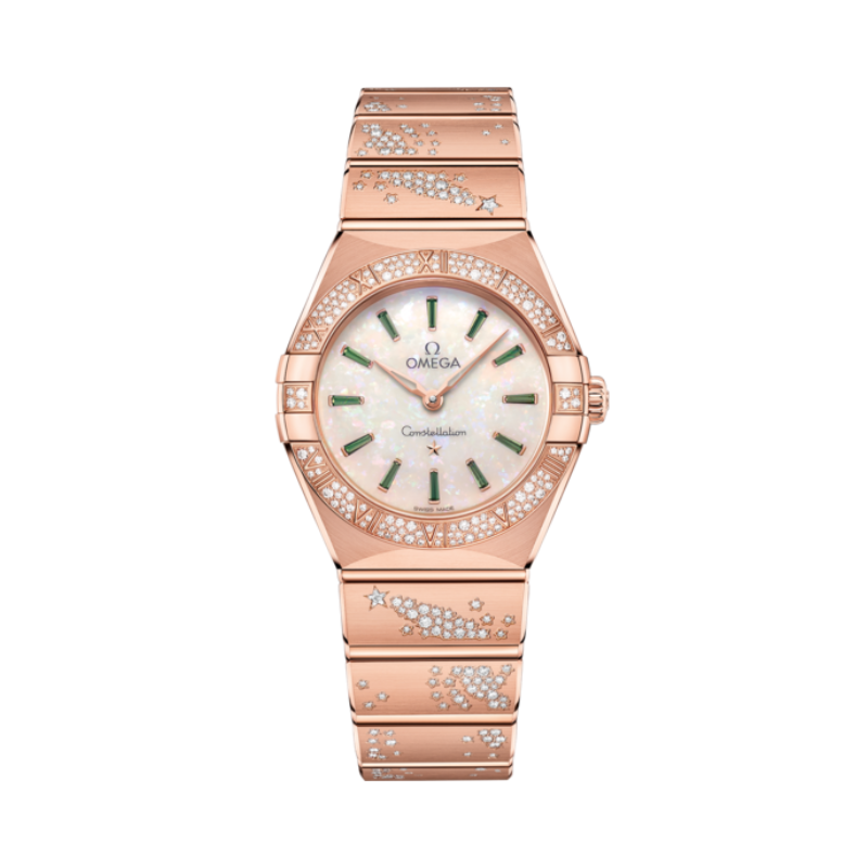 CONSTELLATION 28 MM SEDNA™ GOLD WITH MOTHER OF PEARL DIAL - Omega