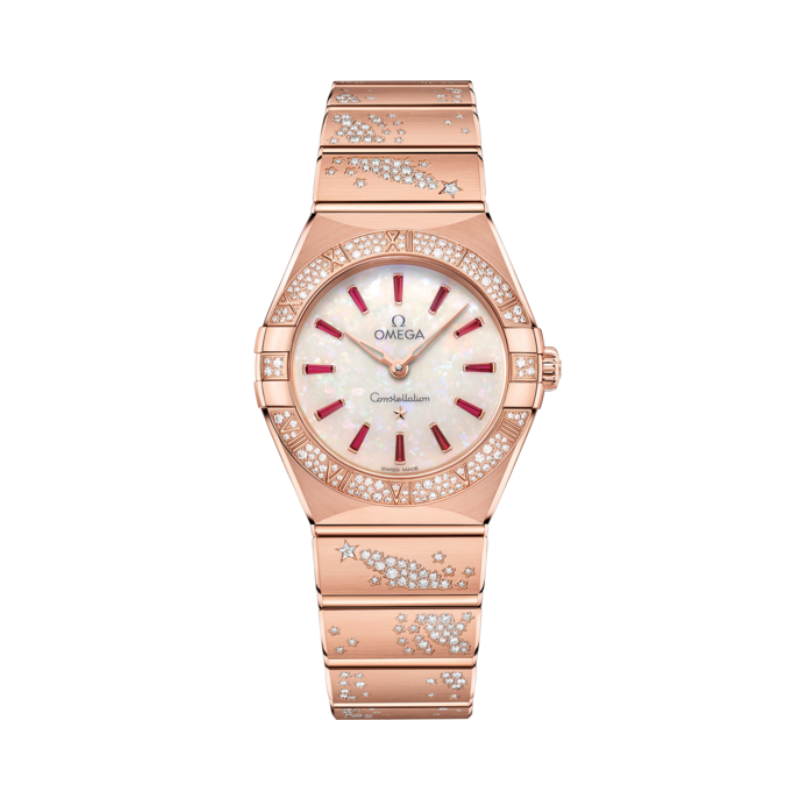 CONSTELLATION 28 MM SEDNA™ GOLD WITH MOTHER OF PEARL DIAL - Omega