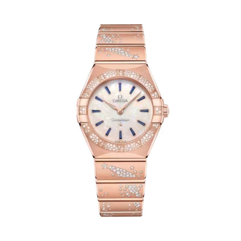 CONSTELLATION 28 MM SEDNA™ GOLD WITH MOTHER OF PEARL DIAL - Omega