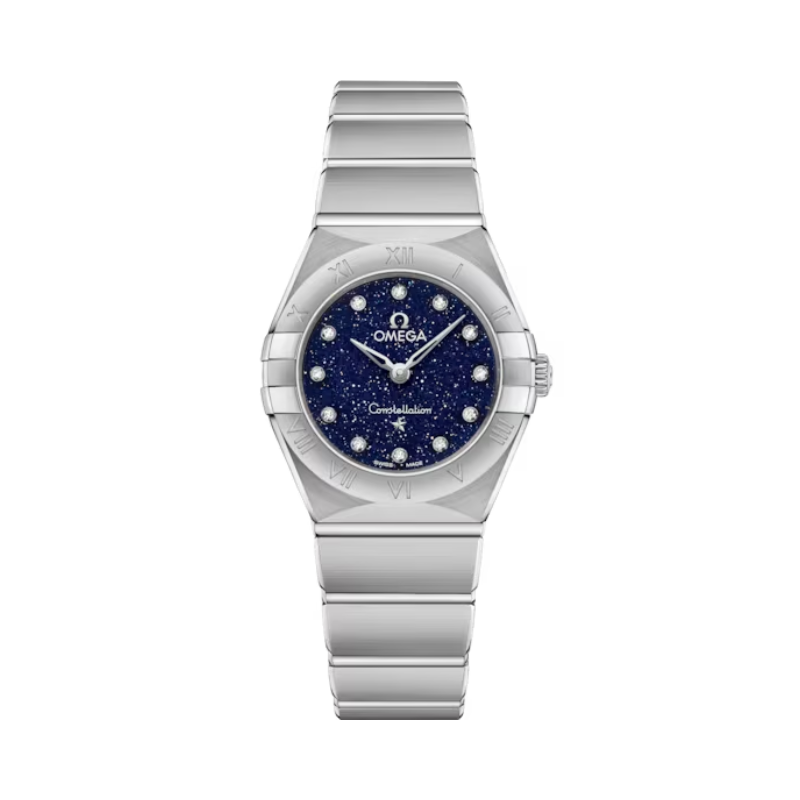 CONSTELLATION 25 MM STAINLESS STEEL WITH BLUE DIAL - Omega