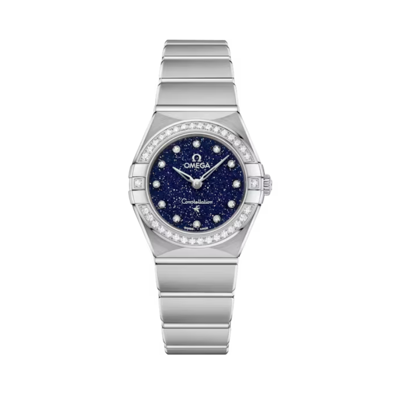 CONSTELLATION 25 MM STAINLESS STEEL WITH BLUE DIAL - Omega