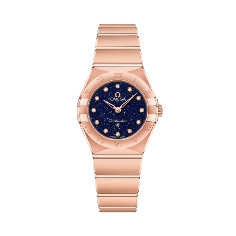 CONSTELLATION 25 MM SEDNA™ GOLD WITH BLUE DIAL - Omega