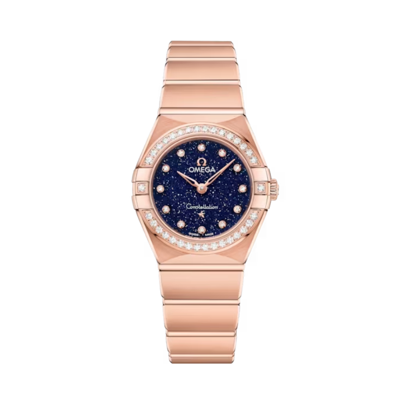 CONSTELLATION 25 MM SEDNA™ GOLD WITH BLUE DIAL - Omega