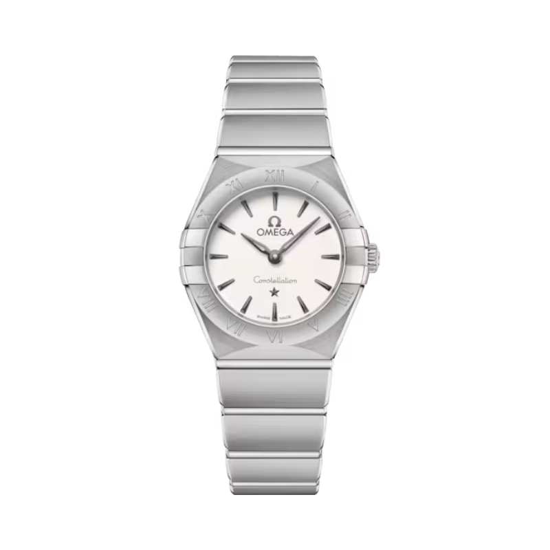 CONSTELLATION 25 MM STAINLESS STEEL WITH SILVER DIAL - Omega