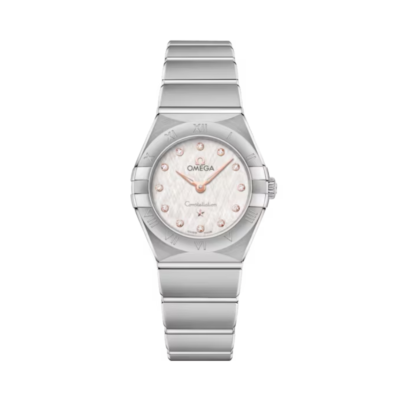 CONSTELLATION 25 MM STAINLESS STEEL WITH SILVER DIAL - Omega