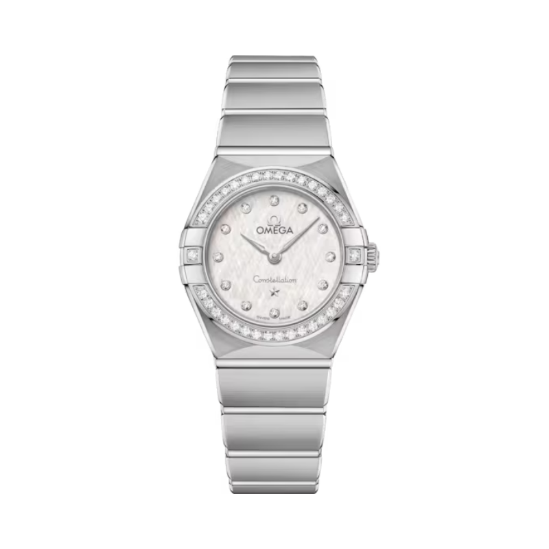 CONSTELLATION 25 MM STAINLESS STEEL WITH SILVER DIAL - Omega