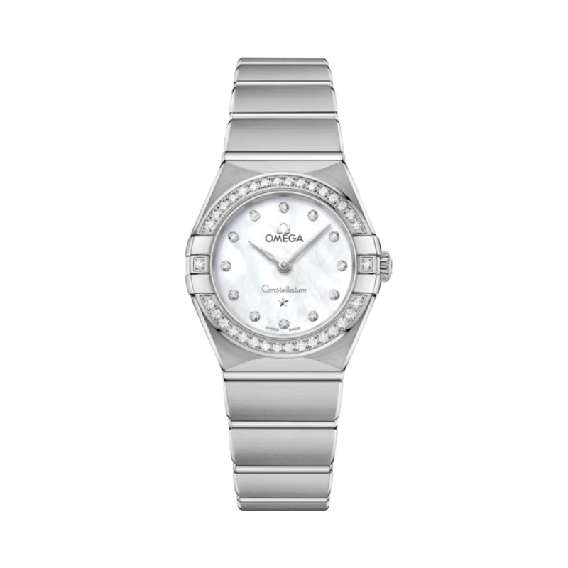 CONSTELLATION 25 MM STAINLESS STEEL WITH MOTHER OF PEARL DIAL - Omega