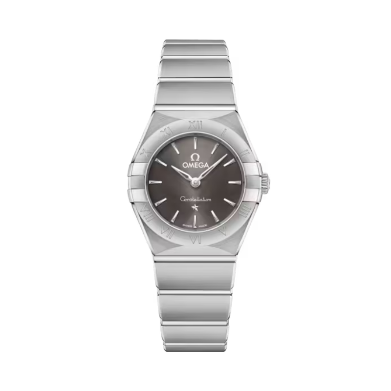 CONSTELLATION 25 MM STAINLESS STEEL WITH GREY DIAL - Omega