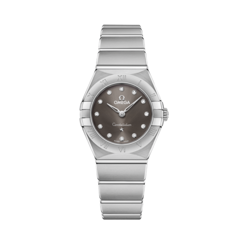 CONSTELLATION 25 MM STAINLESS STEEL WITH GREY DIAL - Omega