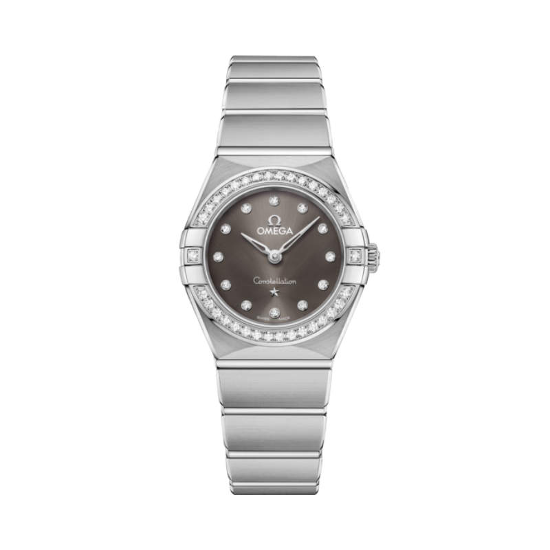 CONSTELLATION 25 MM STAINLESS STEEL WITH GREY DIAL - Omega