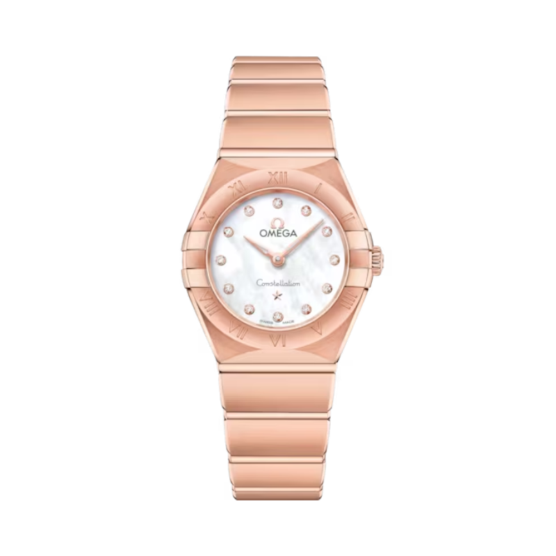CONSTELLATION 25 MM SEDNA™ GOLD WITH MOTHER OF PEARL DIAL - Omega
