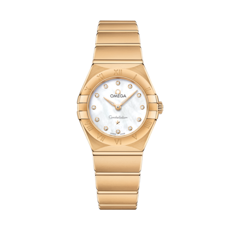 CONSTELLATION 25 MM YELLOW GOLD WITH MOTHER OF PEARL DIAL - Omega