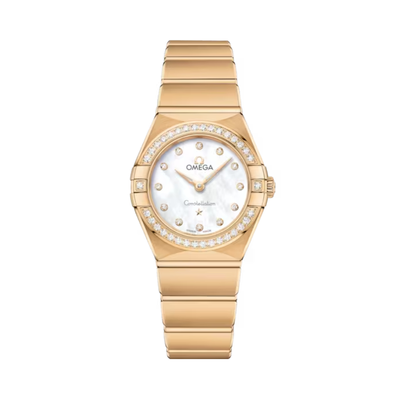 CONSTELLATION 25 MM YELLOW GOLD WITH MOTHER OF PEARL DIAL - Omega