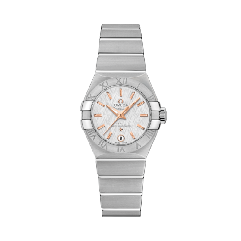 CONSTELLATION 27 MM STAINLESS STEEL WITH SILVER DIAL - Omega