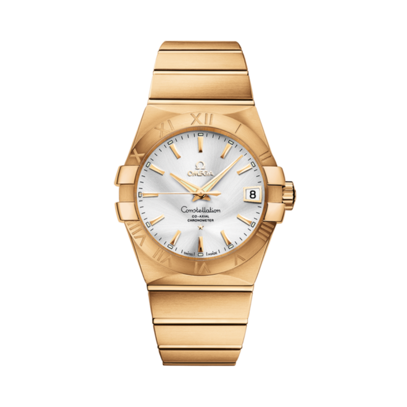 CONSTELLATION 38 MM YELLOW GOLD WITH SILVER DIAL - Omega