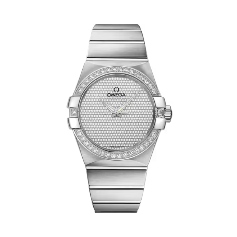 CONSTELLATION 38 MM WHITE GOLD WITH WHITE DIAL - Omega