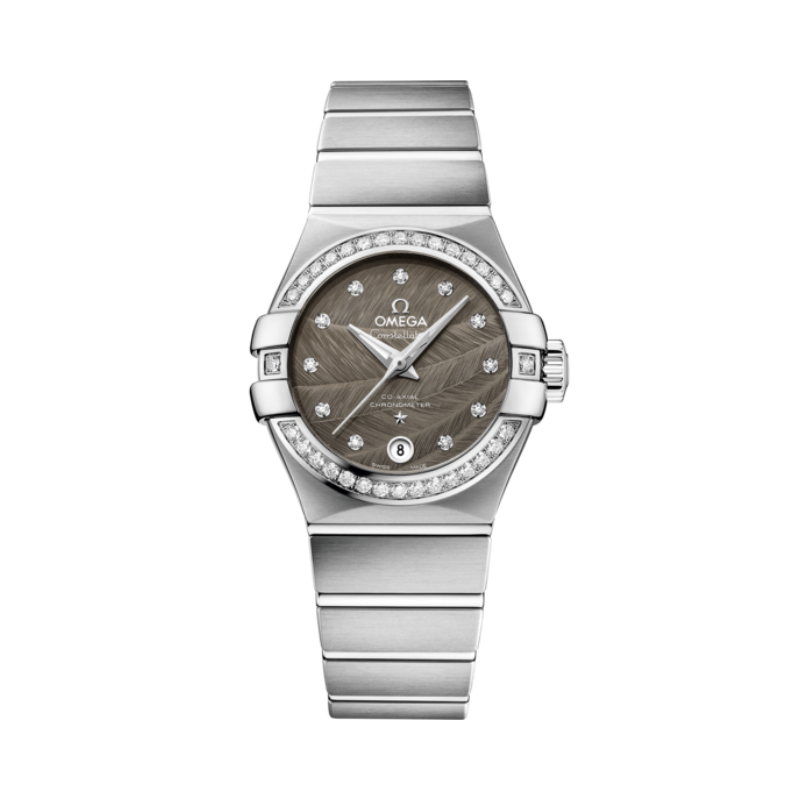 CONSTELLATION 27 MM STAINLESS STEEL WITH GREY DIAL - Omega