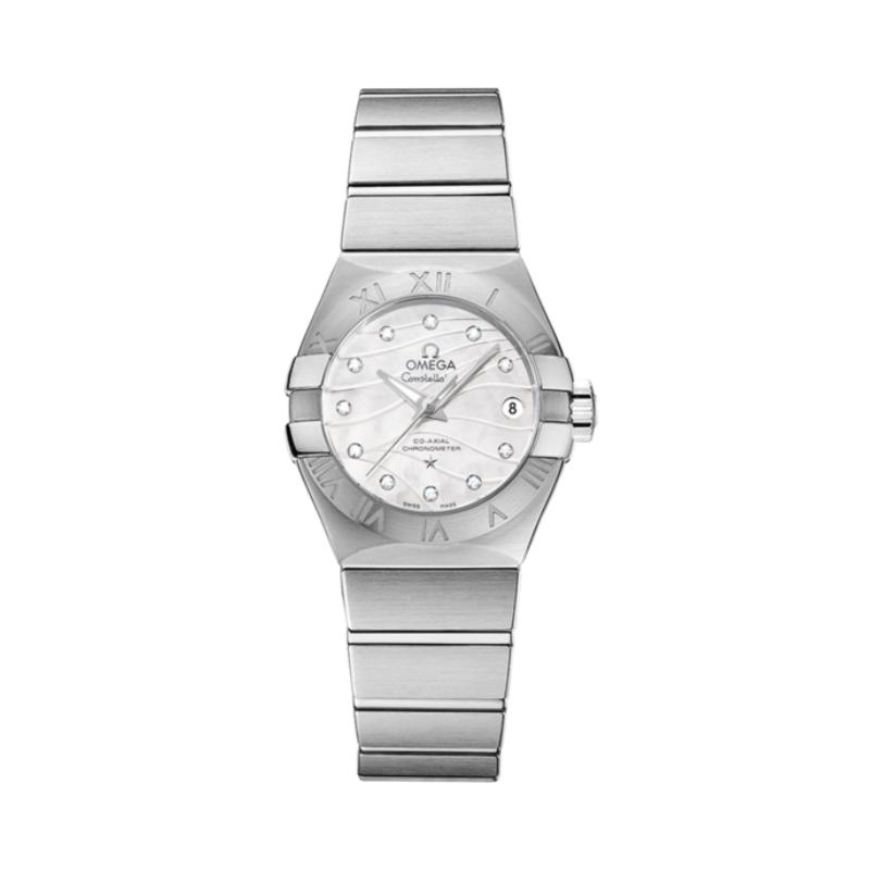 CONSTELLATION 27 MM STAINLESS STEEL WITH MOTHER OF PEARL DIAL - Omega