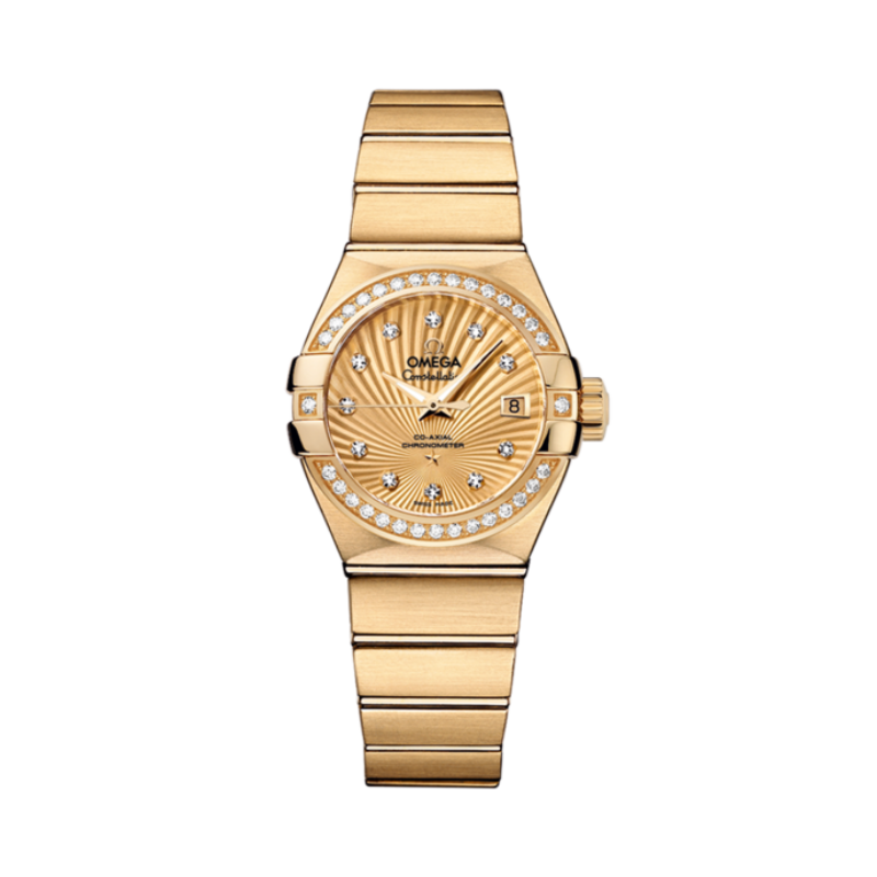 CONSTELLATION 27 MM YELLOW GOLD WITH YELLOW DIAL - Omega