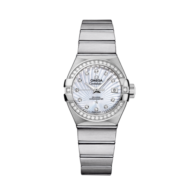 CONSTELLATION 27 MM STAINLESS STEEL WITH MOTHER OF PEARL DIAL - Omega