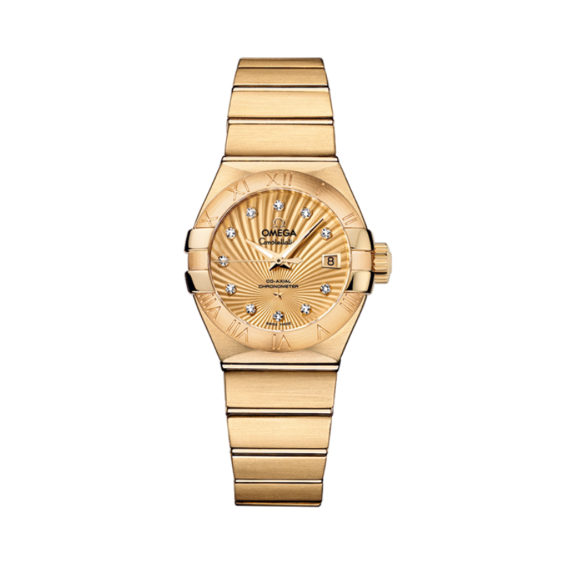 CONSTELLATION 27 MM YELLOW GOLD WITH YELLOW DIAL - Omega