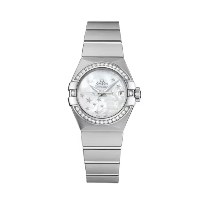 CONSTELLATION 27 MM STAINLESS STEEL WITH MOTHER OF PEARL DIAL - Omega