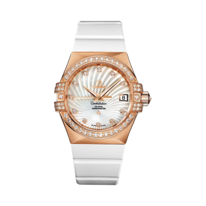 CONSTELLATION 35 MM RED GOLD WITH MOTHER OF PEARL DIAL - Omega