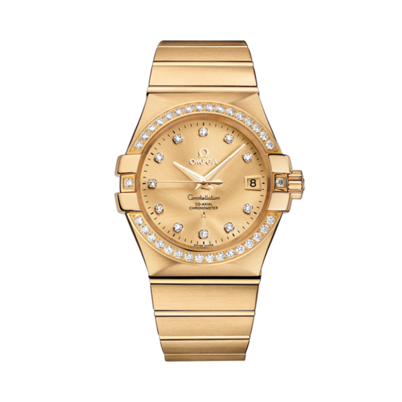 CONSTELLATION 35 MM YELLOW GOLD WITH YELLOW DIAL - Omega