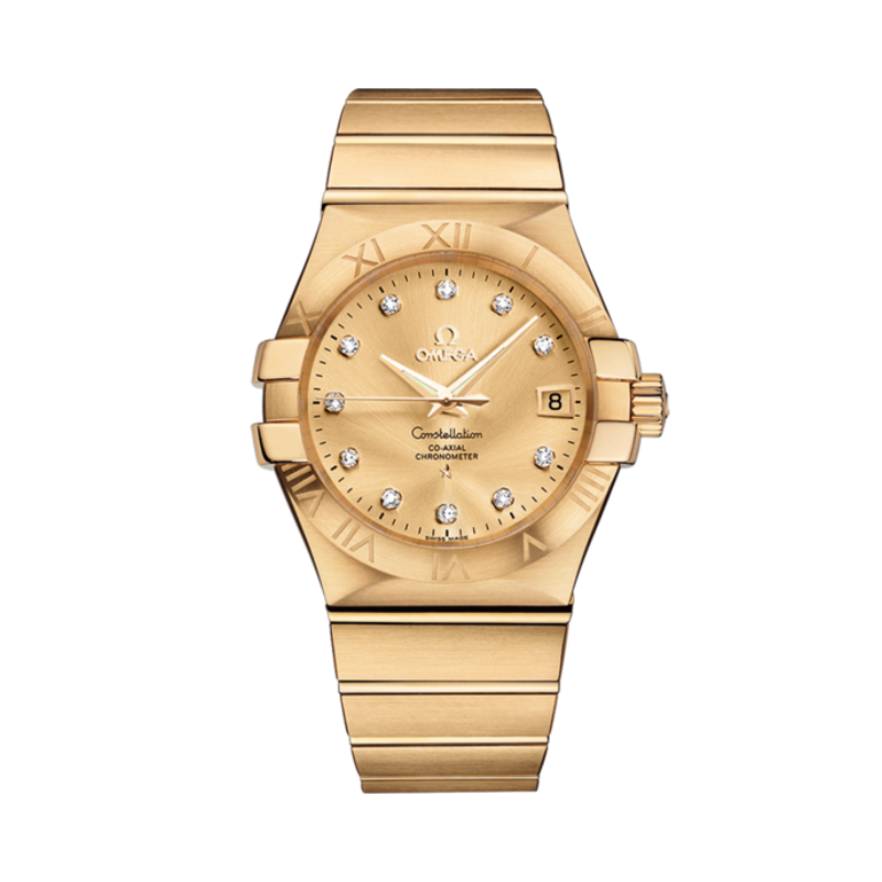 CONSTELLATION 35 MM YELLOW GOLD WITH YELLOW DIAL - Omega