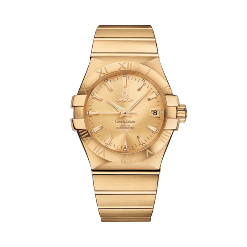 CONSTELLATION 35 MM YELLOW GOLD WITH YELLOW DIAL - Omega